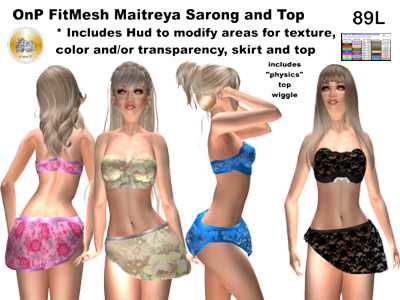 OnP Mesh Maitreya Sarongs