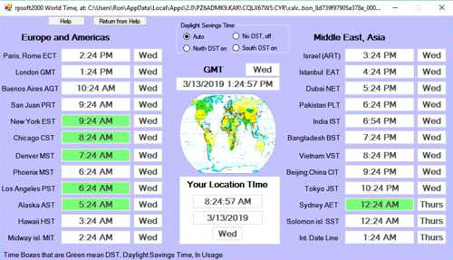 world time calculator