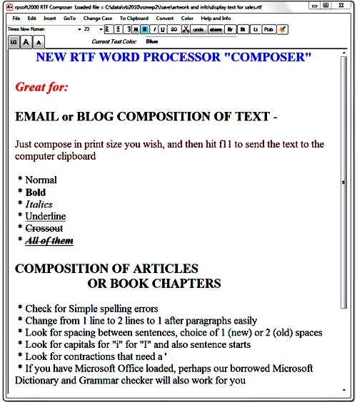 rtf Composer